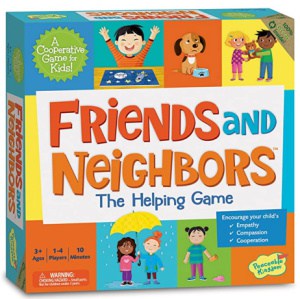 Game box: Cartoon kids with game name.