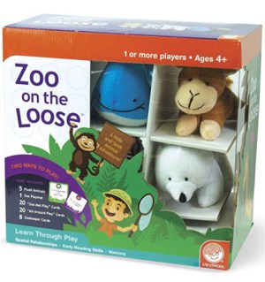 Game box with small plush animals inside.
