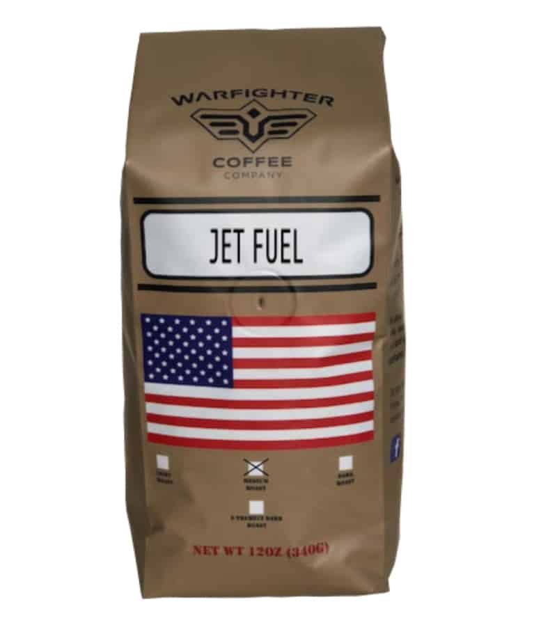 warfighter coffee company jet fuel roast.