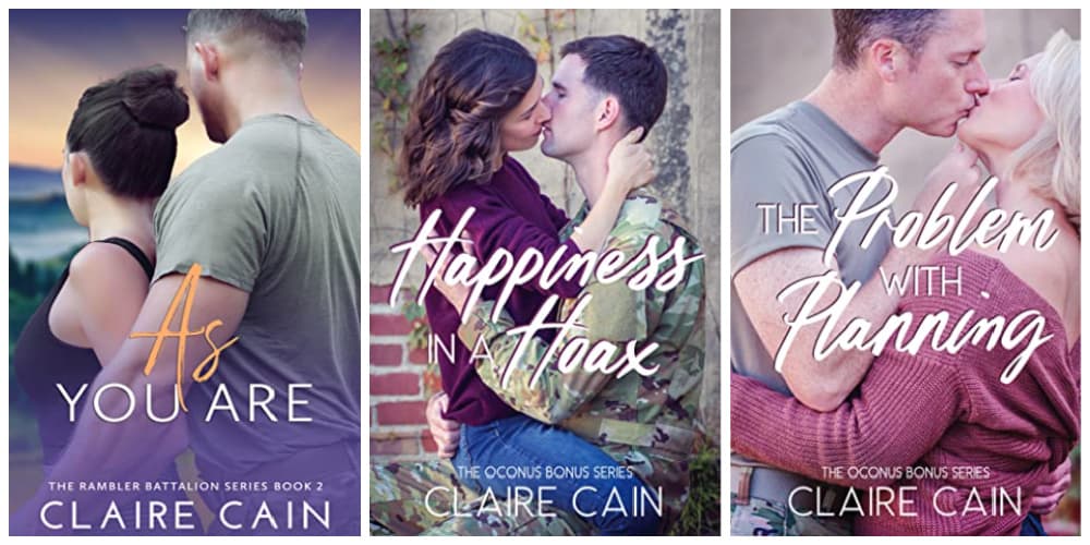 book covers, military couples kissing